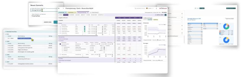 Webbasierte Finanzplanungssoftware von TaxWare